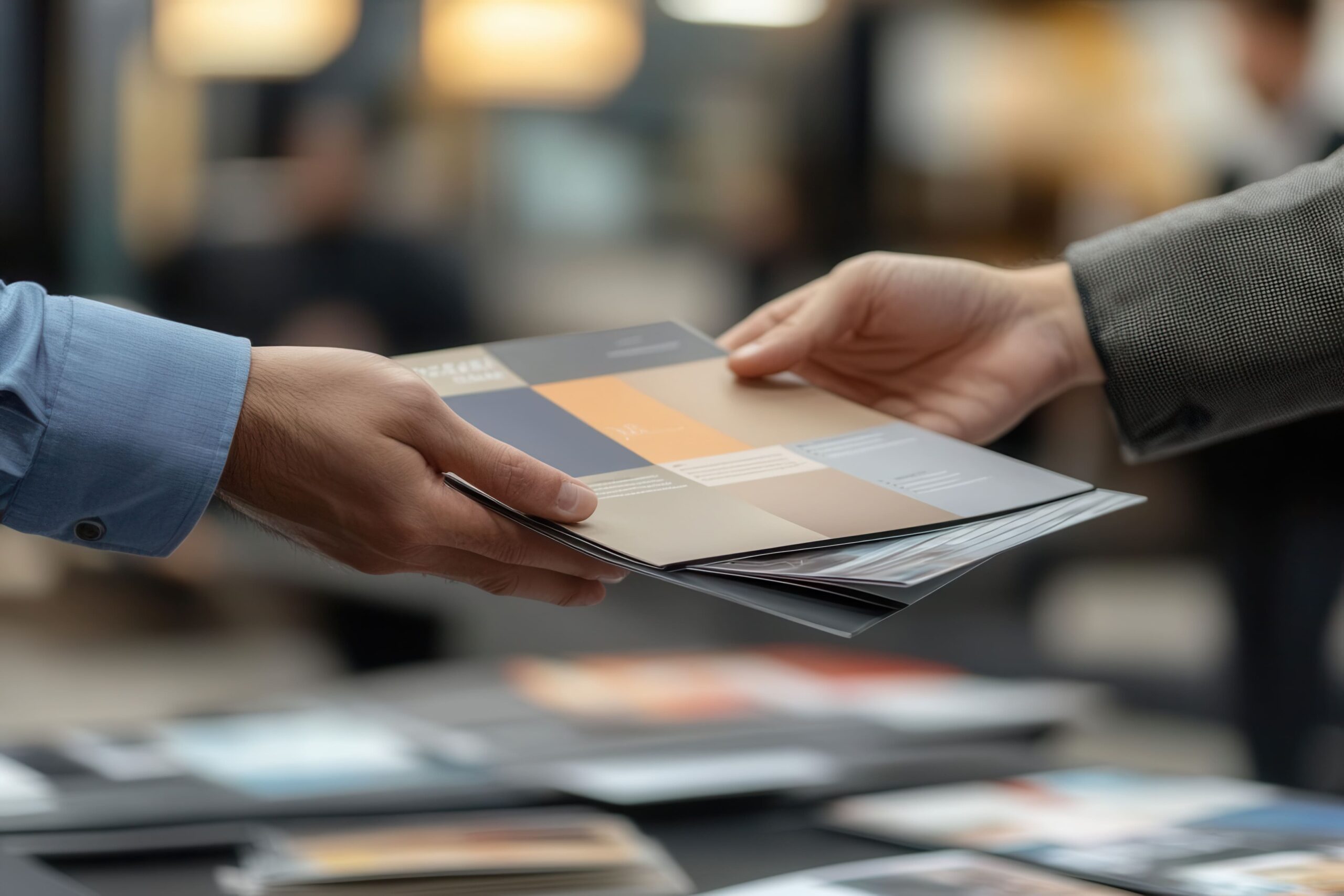 flyers corporativos feria