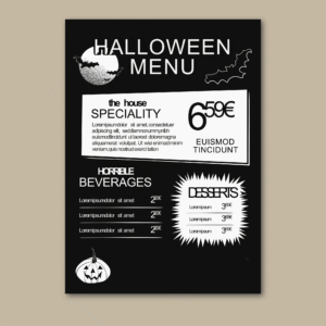 menús halloween