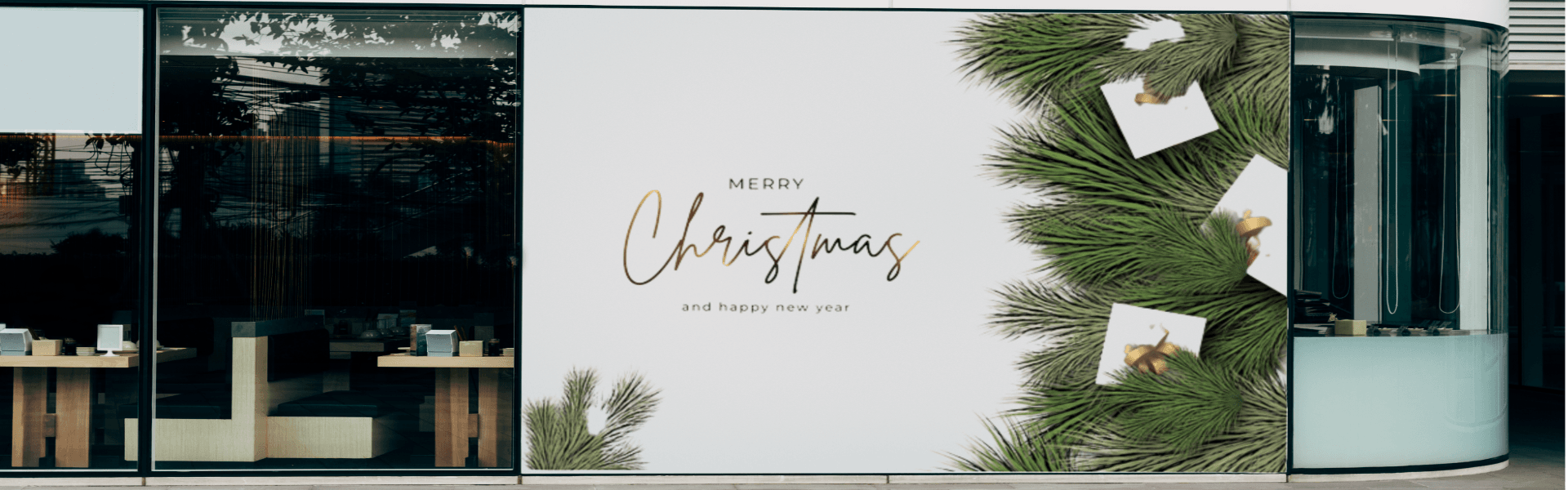 escaparate navidad|arbre nadal carto