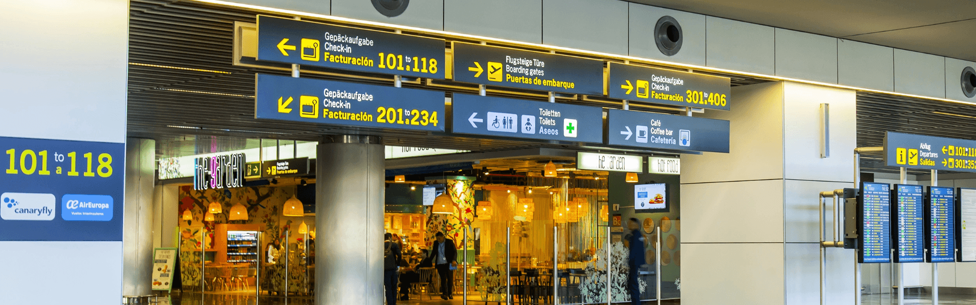 senyalística aeroport||senyalística centre comercial|