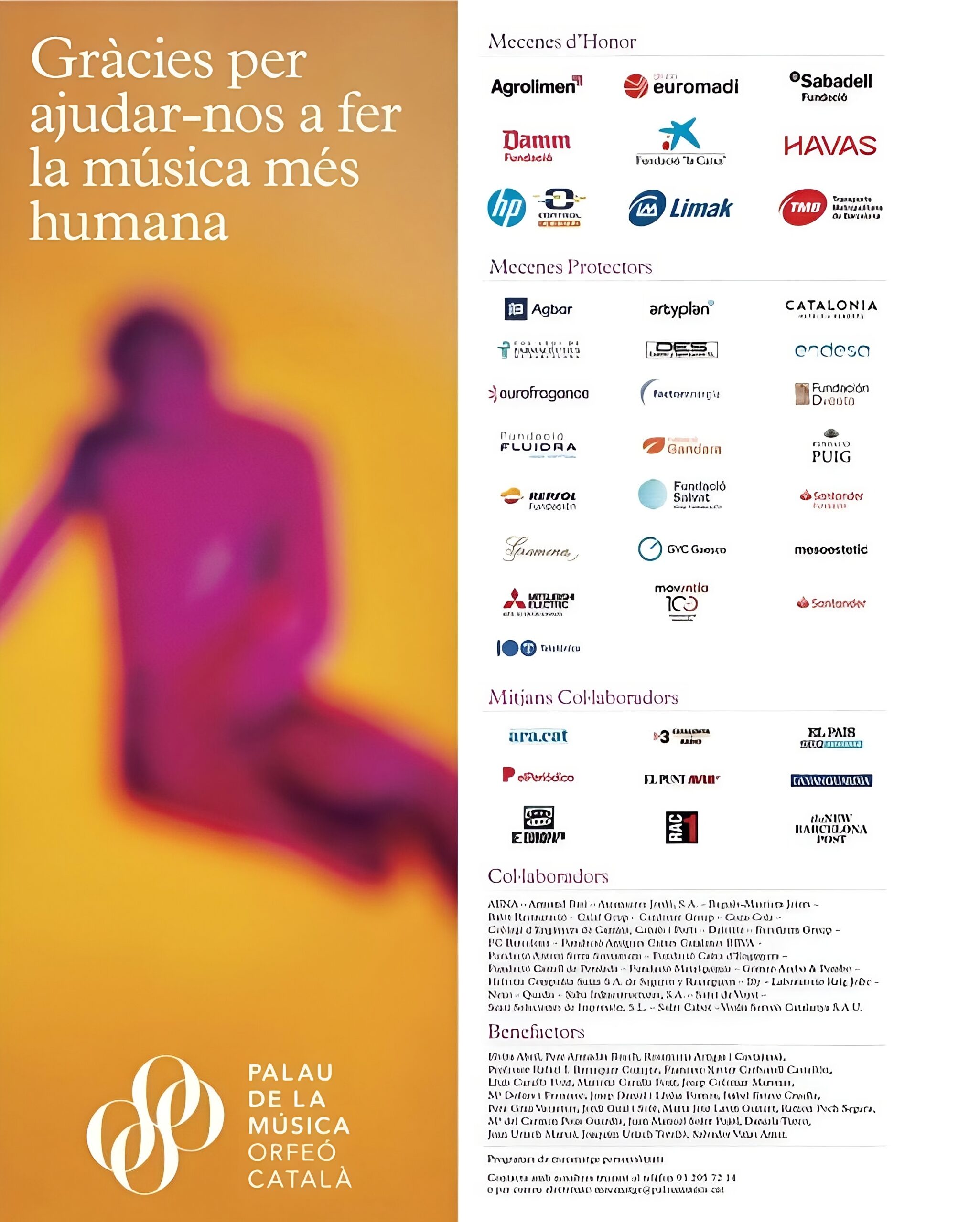 mecenes protector palau de la música